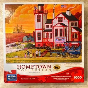 ⛔️SOLD⛔️ Hometown Collection Heronim “Sunset Visit” 1000 piece puzzle